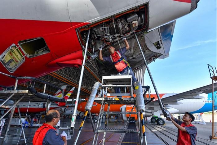 在海南自貿(mào)港修全球飛機(jī)