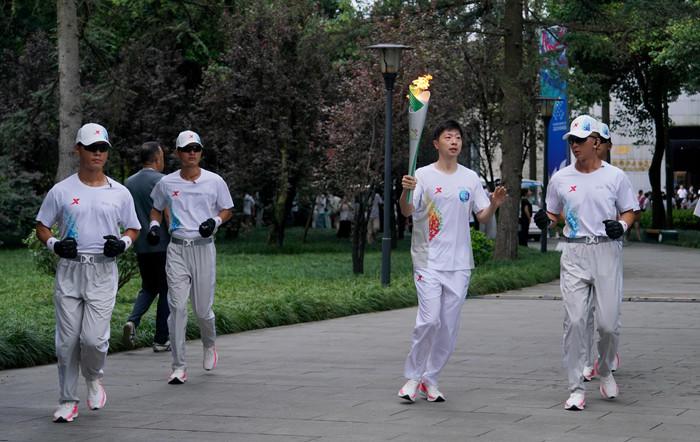 世運會史上首次火炬傳遞在四川舉行