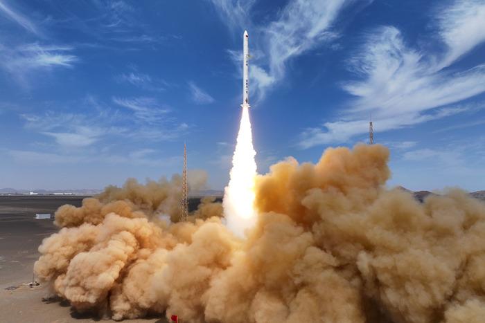 雙曲線一號(hào)遙十運(yùn)載火箭發(fā)射成功