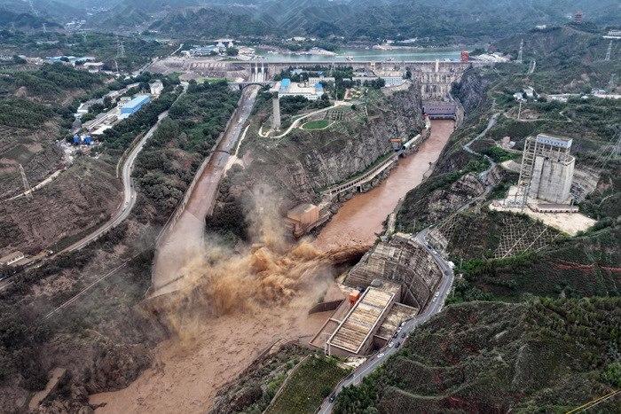 劉家峽水電廠啟動排沙作業 應對今年最強沙峰