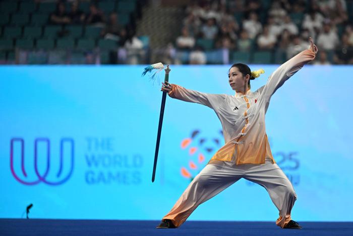 盧卓靈摘得世運會中國體育代表團首金