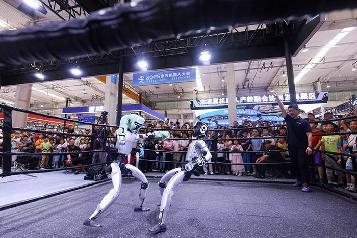 世界機器人大會上刮起運動風