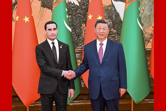 習近平會見土庫曼斯坦總統(tǒng)別爾德穆哈梅多夫