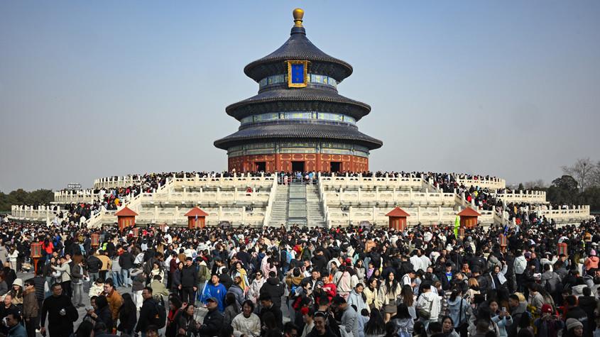 2026年春節假期 中國國內出游5.96億人次