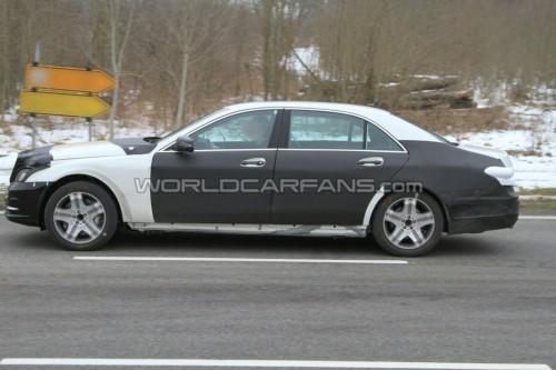 更換新發(fā)動(dòng)機(jī) 2013款奔馳S級(jí)諜照首曝