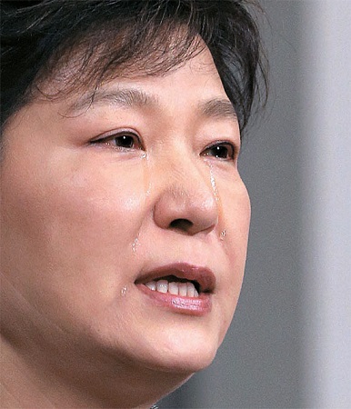 樸槿惠談沉船事故救援人員流淚稱其英雄(圖)