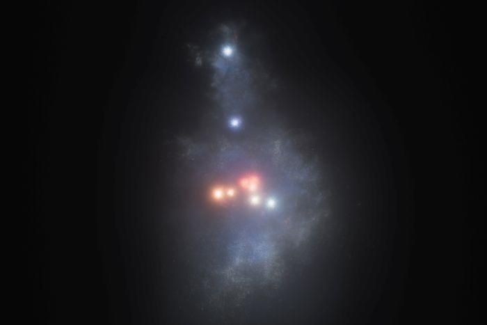 韋布空間望遠鏡發現年輕星系“螢火蟲閃爍”